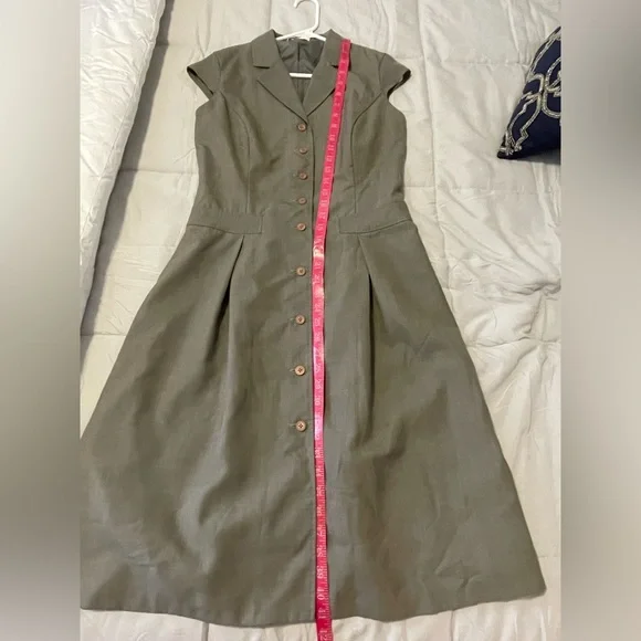 Calvin Klein Tailored A-Line Dress women’s suit for work attire career capsule - Picture 8 of 9